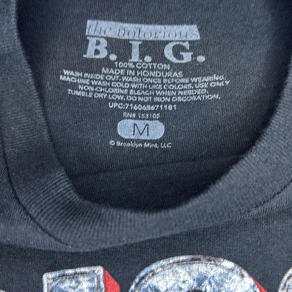 The Notorious B.I.G. black graphic T-shirt size Medium - Picture 4 of 6